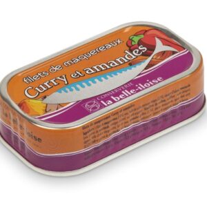 Filety z makreli w curry z migdałami 112g La Belle-Iloise